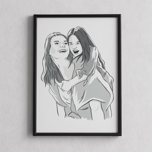Portré (digitális), Művészet, Portré & Karikatúra, Portré, Fotó, grafika, rajz, illusztráció, MESKA