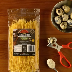 Fürjtojásos Tészta - Cérnametélt - Meska.hu