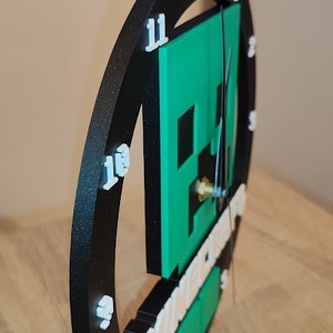 Minercraft 3D falióra - otthon & életmód - dekoráció - fali és függő dekoráció - falióra & óra - Meska.hu