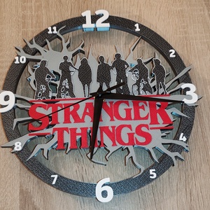 Stranger Things 3D falióra, Otthon & Életmód, Dekoráció, Fali és függő dekoráció, Falióra & óra, Mindenmás, MESKA