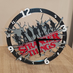 Stranger Things 3D falióra - otthon & életmód - dekoráció - fali és függő dekoráció - falióra & óra - Meska.hu