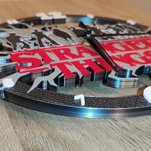 Stranger Things 3D falióra - otthon & életmód - dekoráció - fali és függő dekoráció - falióra & óra - Meska.hu