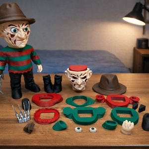 Freddy Krueger összerakott 3D, Kellékek & szerszámok, Dekorációs kellékek, Figurák, , MESKA