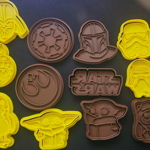 Star Wars Sütikiszúrók 12db - otthon & életmód - konyhafelszerelés, tálalás - sütés, főzés - sütikiszúró - Meska.hu