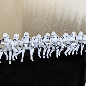 Star Wars Polcdísz szett Birodalmi katonák 6db-os - kellékek & szerszámok - dekorációs kellékek - figurák - Meska.hu