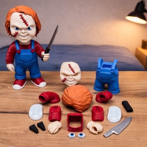 Chucky összerakott 3D, Kellékek & szerszámok, Dekorációs kellékek, Figurák, , MESKA