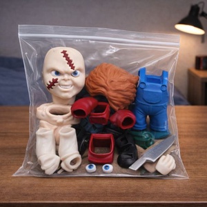 Chucky csináld magad 3D - kellékek & szerszámok - dekorációs kellékek - figurák - Meska.hu