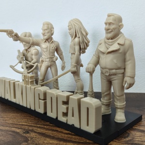 Walking Dead Asztaldísz 3D - kellékek & szerszámok - dekorációs kellékek - figurák - Meska.hu