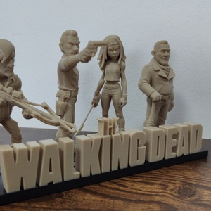 Walking Dead Asztaldísz 3D - kellékek & szerszámok - dekorációs kellékek - figurák - Meska.hu