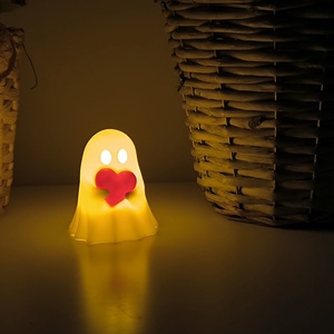 Cuki Világító Lufis Szellem Polcdísz - otthon & életmód - dekoráció - asztal és polc dekoráció - asztaldísz - Meska.hu