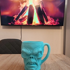 Szörnyes poh�r  3D - kellékek & szerszámok - dekorációs kellékek - figurák - Meska.hu