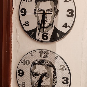 Magyar P�ter 3D falióra - otthon & életmód - dekoráció - fali és függő dekoráció - falióra & óra - Meska.hu