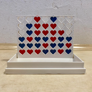 Valentin napi amőba 3D  - játék & sport - készségfejlesztő és logikai játék - logikai játékok - Meska.hu