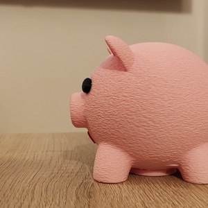 Cuki malac persely 3D - otthon & életmód - dekoráció - asztal és polc dekoráció - persely - Meska.hu