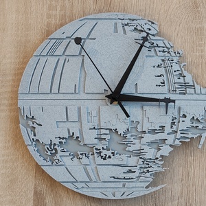 Star Wars 3D falióra márvány, Otthon & Életmód, Dekoráció, Fali és függő dekoráció, Falióra & óra, Mindenmás, MESKA