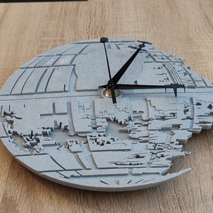 Star Wars 3D falióra márvány - otthon & életmód - dekoráció - fali és függő dekoráció - falióra & óra - Meska.hu