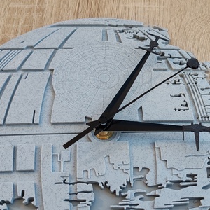 Star Wars 3D falióra márvány - otthon & életmód - dekoráció - fali és függő dekoráció - falióra & óra - Meska.hu