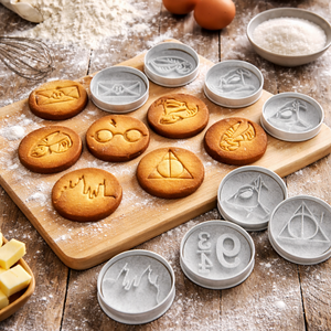 Harry Potter sütikiszúrók 3D, Otthon & Életmód, Konyhafelszerelés, tálalás, Sütés, főzés, Sütikiszúró, , MESKA