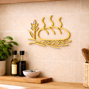 Friss kenyér Fali 2D Sziluett - otthon & életmód - dekoráció - fali és függő dekoráció - falra akasztható dekor - Meska.hu