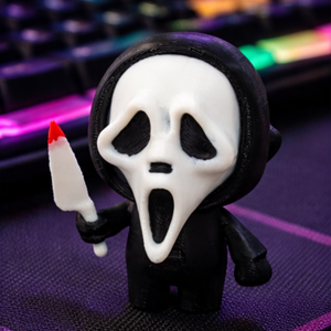 Scream - Sikoly cuki figura 3D - kellékek & szerszámok - dekorációs kellékek - figurák - Meska.hu