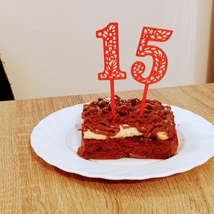 Szülinapi tortadísz számok 3D - otthon & életmód - konyhafelszerelés, tálalás - sütés, főzés - sütidísz - Meska.hu