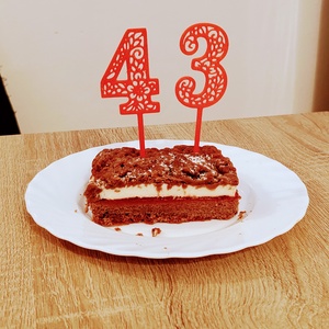 Szülinapi tortadísz számok 3D - otthon & életmód - konyhafelszerelés, tálalás - sütés, főzés - sütidísz - Meska.hu