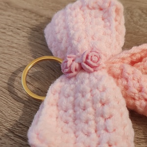 Masni Horgolt kulcstartó - ruha & divat - sál, sapka, kendő - kesztyű - Meska.hu