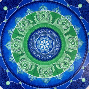 Mandala A tó ébredése - otthon & életmód - dekoráció - spiritualitás - mandala - Meska.hu