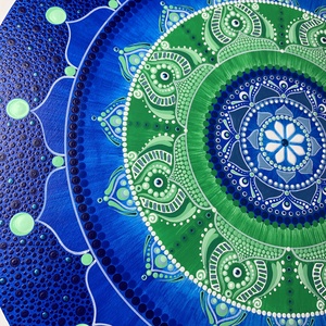 Mandala A tó ébredése - otthon & életmód - dekoráció - spiritualitás - mandala - Meska.hu