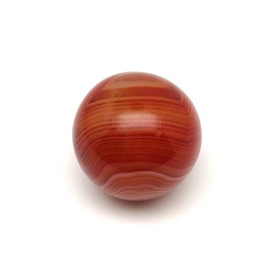 Achát vörös golyó 2,5-3cm - Meska.hu
