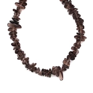 Splitter Füstkvarc  ékszerkészítő alapanyag (füzér), Kellékek & szerszámok, Ásvány alapanyag, Ásványfüzér, , MESKA