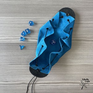 2in1 szütyő és kockatálca - Karen - játék & sport - táblajáték és kártyajáték - társasjátékok - dobókocka - Meska.hu