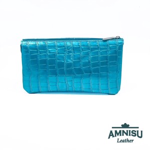 Türkizkék lakk krokkómintás - színes rózsa mintás egyenes swarovski köves női bőr pénztárca G6020-30 - táska & tok - pénztárca & más tok - pénztárca - női pénztárca - Meska.hu