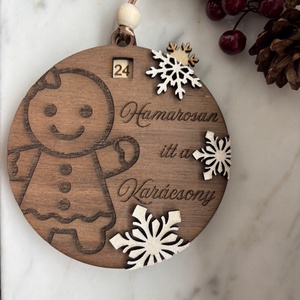 Forgatható karácsonyfadísz-Visszaszámlálás karácsonyig  - karácsony - karácsonyi lakásdekoráció - karácsonyfadíszek - Meska.hu