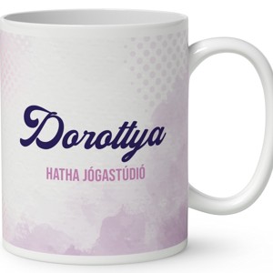 Névvel kérhető - Cuki Jóga manó mintás bögre - otthon & életmód - konyhafelszerelés, tálalás - tálalás - bögre & csésze - Meska.hu