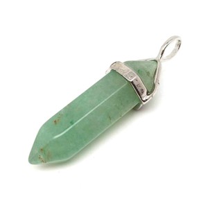 Vogel medál aventurin 8x30mm, Ékszer, Nyaklánc, Medál, , MESKA