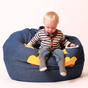 Babzsák farmer anyagból, applikált mintával -  - Meska.hu