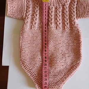 Újszülött baby, kötött body - ruha & divat - babaruha & gyerekruha - babafotózási ruha és kellék - Meska.hu