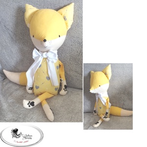 Rókuci - játék & sport - plüssállat & játékfigura - róka - Meska.hu