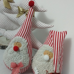 Fenyő és Mikulás - karácsony - karácsonyi lakásdekoráció - karácsonyi lakásdíszek - Meska.hu