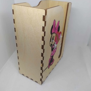 Papírzsebkendő tartó -Minnie 3. - otthon & életmód - tárolás & rendszerezés - zsebkendőtartó - Meska.hu