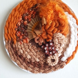 Fonal mandala, Otthon & Életmód, Dekoráció, Fali és függő dekoráció, Falra akasztható dekor, , MESKA