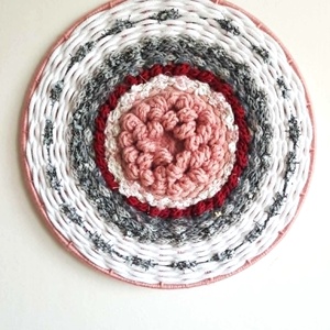 Fonal mandala, Otthon & Életmód, Dekoráció, Fali és függő dekoráció, Függődísz, Szövés, MESKA