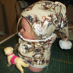 Téliesitett sapi-sál szett  48-52 méret Rendelésre is készülnek. 95%pamut futter% 5% elasztán . A fejkőrméret alapján ke, Ruha & Divat, Gyerekruha, Ruha, Varrás, MESKA