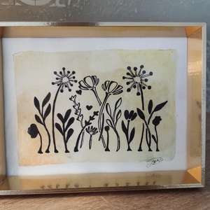 Vadvirágok tánca � akvarell illusztráció, Otthon & Életmód, Dekoráció, Fali és függő dekoráció, Falra akasztható dekor, , MESKA