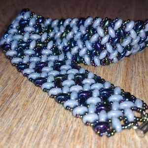 Kék óceán - ékszer - karkötő - gyöngyös karkötő - Meska.hu