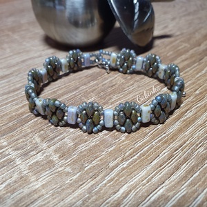 Viharfelhő karkötő - ékszer - karkötő - gyöngyös karkötő - Meska.hu