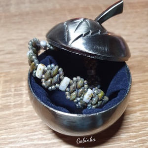 Viharfelhő karkötő - ékszer - karkötő - gyöngyös karkötő - Meska.hu