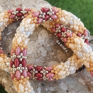 Fényes téglavörös nyaklánc - ékszer - nyaklánc - medál nélküli nyaklánc - Meska.hu