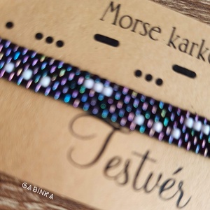 Karkötő morse írással - Testvér - Meska.hu